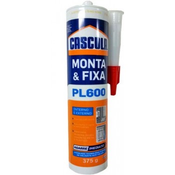 COLA CASCOLA MONTA & FIXA PL600 375G